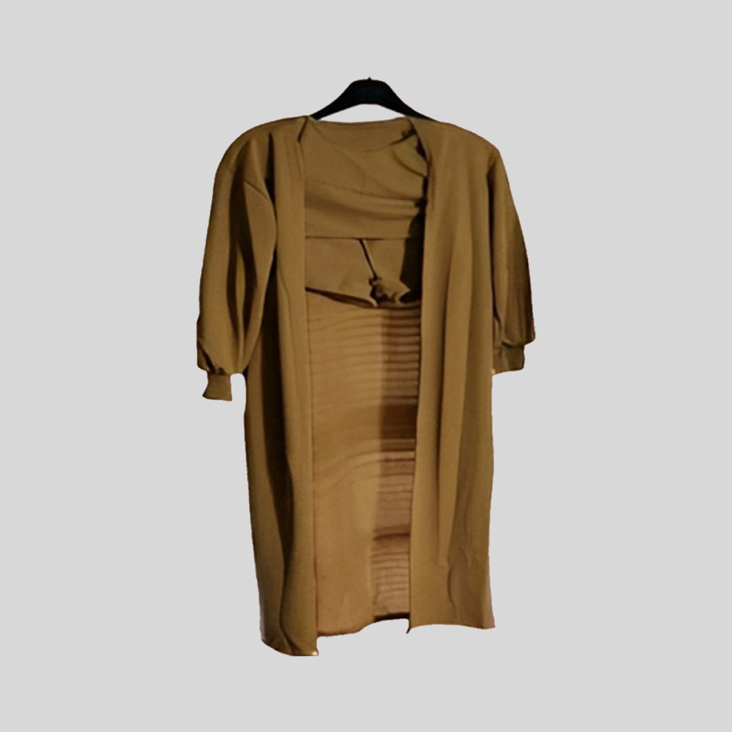 Solid Color Three Piece Women Shorts Set image 3