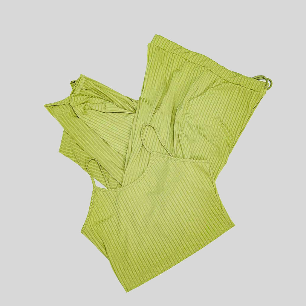 Three Piece Solid Color Stripe image 4