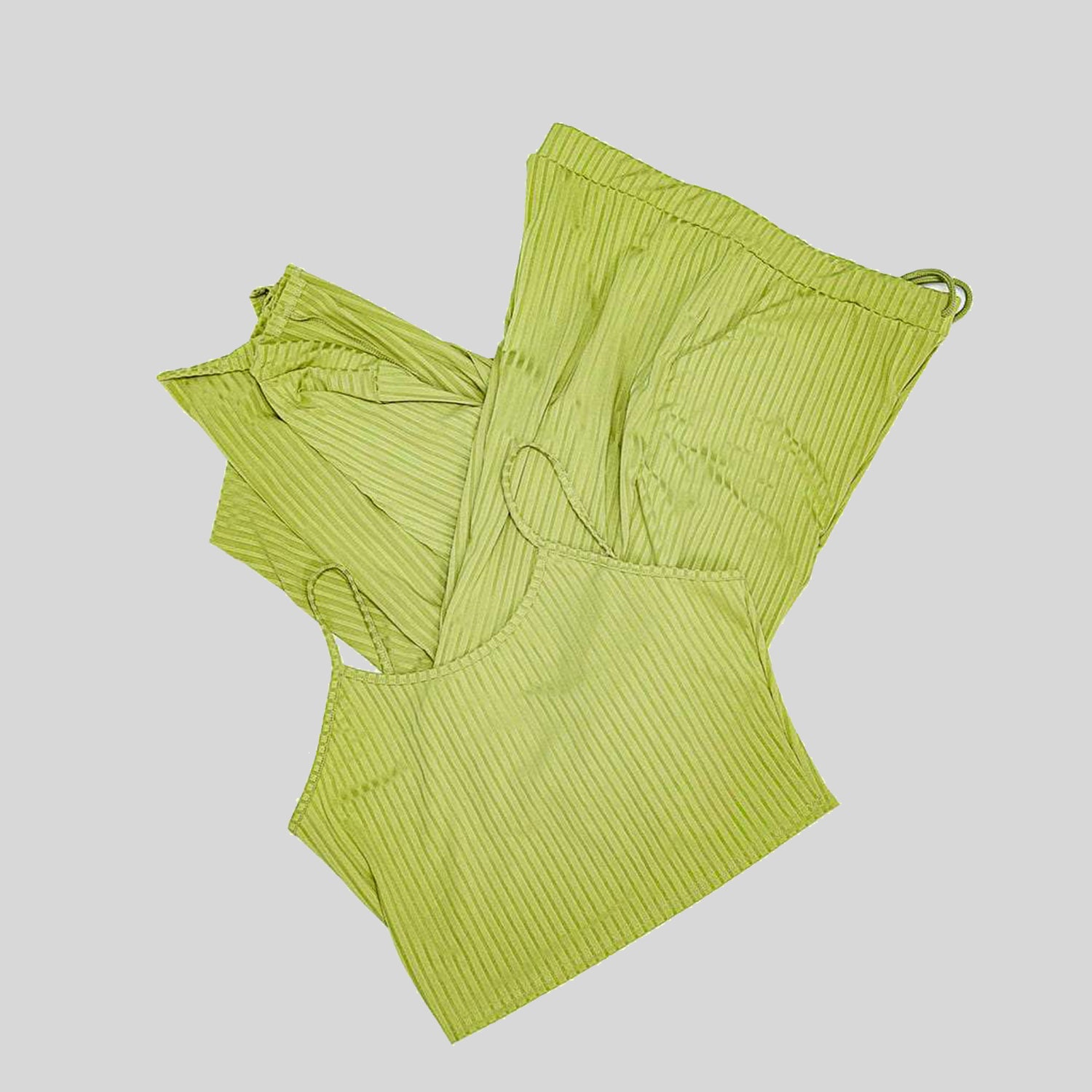 Three Piece Solid Color Stripe image 4