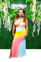 Colorful Halter Dress image 0