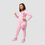 2 Piece hooded Spandex Jogger