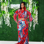 Two Piece Colorful Summer Dress Set