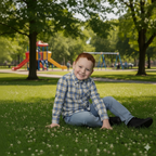 2 piece blue and plaid top and bottom set