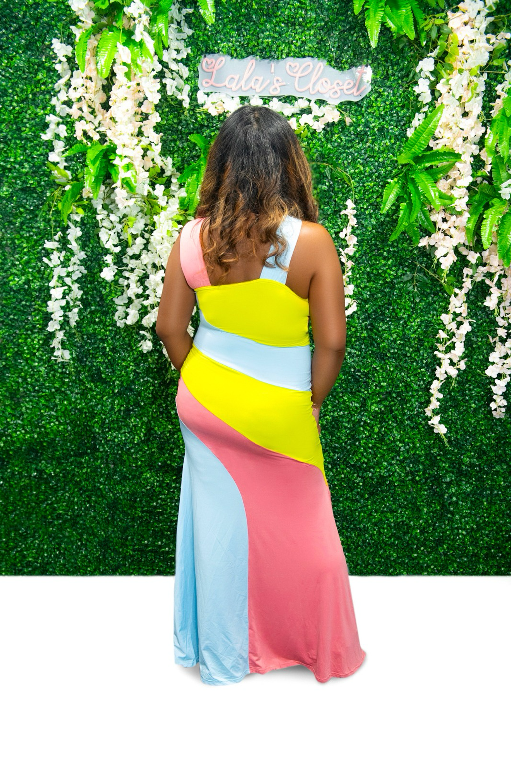 Colorful Halter Dress image 1
