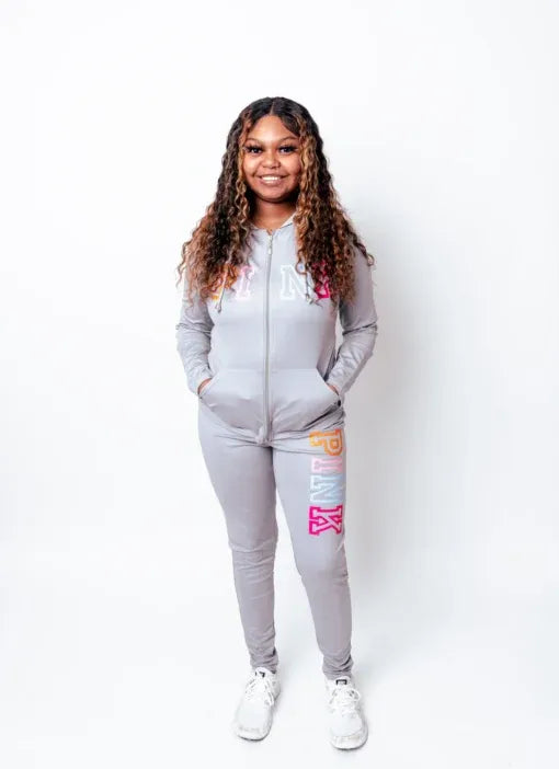 2 Piece hooded Spandex Jogger