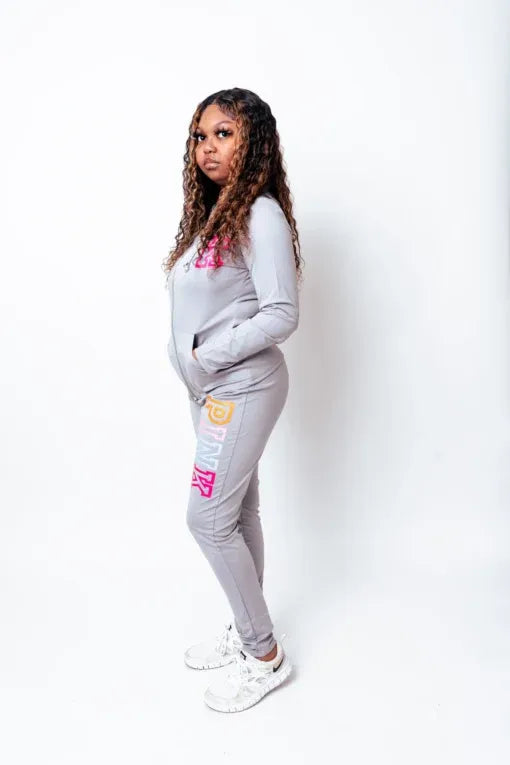 2 Piece hooded Spandex Jogger