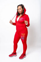 2 Piece hooded Spandex Jogger